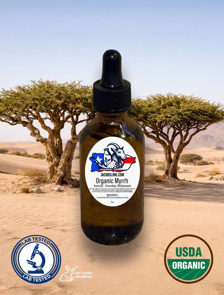 Myrrh Essential Oil — 100% Pure Commiphora myrrha